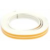 Tesnenie profil E1 9x4mm 6m biele STOMIL
