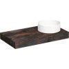Kompaktná doska pod umývadlo s umývadlom Intedoor TRENTA Compact imitácia bridlice x 90 cm až 160 cm x 50 cm S výrezom