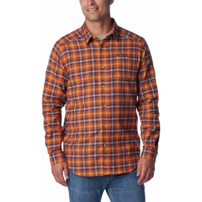 Columbia Cornell Woods flannel long sleeve shirt warp red tartan 1617951849