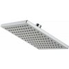 Deante Cascada, štvorcová sprchová hlavica 1-funkčná 201x201 mm, chrómová, NAC_03QK