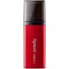 Apacer USB flash disk, USB 3.0, 128GB, AH25B, červený, AP128GAH25BR-1, USB A, s krytkou