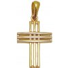 Zlatý prívesok prívesok krížik 150-15