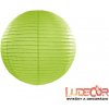 Dekoratívny lampión svetlozelený 25cm