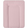 CEBA BABY Podložka prebaľovacia na komodu mäkká (50x70) CARO Pink CEBA BABY W-143-079-129