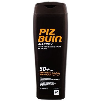 PIZ BUIN Allergy Sun Sensitive Skin Lotion SPF50+ voděodolné opalovací mléko proti alergii na slunce 200 ml