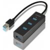 AXAGON HUE-S2B, 4x USB3.0 CHARGING hub, micro USB nap. konektor