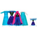 Rappa oblečenie pre bábiku zimné kráľovstvo svetlo modré