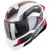 SCORPION prilba EXO-930 EVO Sikon matt white/black/red - 2XL