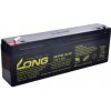 Long 12V 2,3Ah olověný akumulátor F1 (WPS2,3-12) PBLO-12V002,3-F1A-1