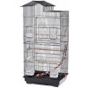 Klietka pre papagáje, exotické vtáky, voliéra – veľká, kovová, pre kanáriky a andulky
