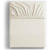 Biela/krémová napínacia plachta jersey 180x200 cm Amber – Restilo