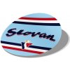 Samolepka retro nápis Slovan