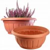 Obal Na Kvetináč 23 cm plast oranžový