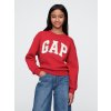 GAP Detská oversize mikina s logom Červená XXL Červená Červená