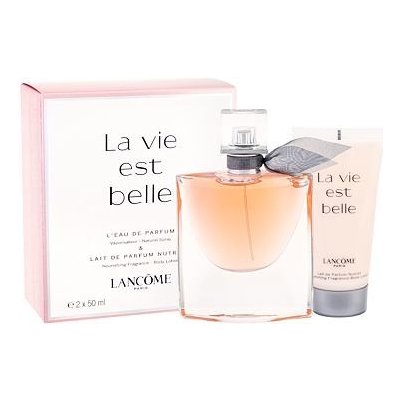 Lancôme La Vie Est Belle dárková sada: EDP 50 ml + tělové mléko 50 ml