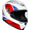 Prilba AGV K6 Hyphen White Red Blue Veľkosť: XS (53-54 cm)