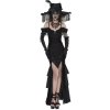 šaty DEVIL FASHION Gothic Čierna L