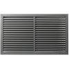 Dalap Ventilačná mriežka z vysoko kvalitného extrudovaného hliníka s výstuhou 900x700 mm, sivá