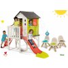 Smoby set detský domček na pilieroch Pilings House s 1,5 m šmykľavkou a 3 stoličky Kid Chair 810800-8