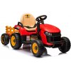 Lean Cars elektrický traktor s vlečkou BBH-030 na diaľkové ovládanie červená
