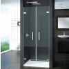 SanSwiss PUR2 080 10 07 Dvoukřídlé dveře 80 cm, chrom/sklo PUR2SM11007