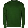 Malfini mikina Crew fľaškovo zelená