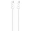 ALIGATOR Dátový kábel POWER 3A, USB-C/USB-C, biely