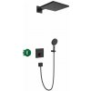 Hansgrohe Raindance E Sprchový set 300 s termostatom ShowerSelect pod omietku, matná čierna 27939670-HG