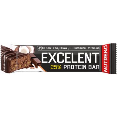 NUTREND Excelent protein bar čokoláda a kokos 85 g