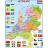 Larsen Nizozemsko politická mapa 48 dielov