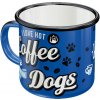 Nostalgic Art Plechový Hrnček I Love Coffee and Dogs