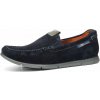 Bugatti pánske štýlové mokasíny - tmavomodré - 45