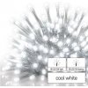 Standard LED spoj. reťaz blikajúca – cencúle, 2,5 m, vonkajšia, studená biela, časovač 8592920094785