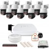 Dahua IP monitorovacia sada 8f 4MPx PTZ kamier 1TB disk