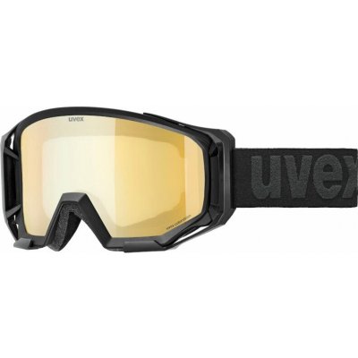 UVEX Athletic CV Bike Black Matt SL/Gold Yellow Cyklistické okuliare