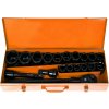 Partner Rázové hlavice 3/4'' 21ks 6-hranné 17-50mm kufrík