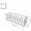 TopStone Gabiónový kôš bez veka 100×30×30 cm - oko siete 10×10 cm