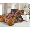 Kvalitex Saténové povlečení LUXURY COLLECTION 140x200, 70x90cm PAPRADIE hnedé