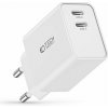 Nabíjací adaptér Tech-Protect C35W AC 2 x zásuvka USB typu C, PD35W, biely