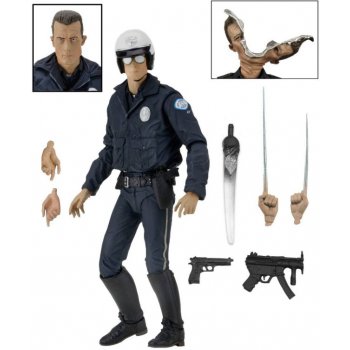 NECA Terminator 2 Ultimate T-1000 motorka Cop 18 cm