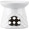 Aroma lampa keramická 125 x 100 mm biela