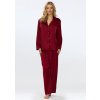 Dkaren dámske pyžamo polyester červené veľkosť XXL