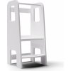 Mobli Ully Montessori, učebná veža, MDF, 40,5 x 86 x 38 cm, výškovo nastaviteľná (Ully_MDF White)
