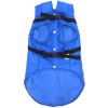 NOBLEZA vodeodolný- nepremokavý kabát s postrojom pre psy Modrá XXL