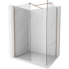 Mexen Kioto sprchová zástěna Walk-in 110 x 90 cm, transparentní, růžové zlato - 800-110-202-60-00-090