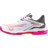 Dámska tenisová obuv Mizuno Wave Exceed TOUR 6 CC White/Radiant Red/Quiet Shade EUR 42