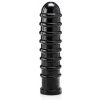 Dodger Army Havoc, čierne vinylové dildo 31,5 x 6,5–7,5 cm