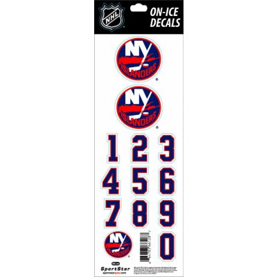 Sportstape ALL IN ONE HELMET DECALS - NEW YORK ISLANDERS