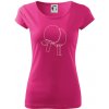 Rakety na stolný tenis jedným ťahom - Dámske tričko Pure - M ( Purpurová )