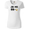 Je mi 60 pivo - Dámske tričko z organickej bavlny Origin (GOTS) - XS ( Biela )